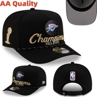 AA High Quality Oklahoma City Thunder Championship Cap New Era Men's Black 2025 NBA Finals Champion 