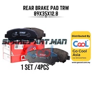REAR BRAKE PAD CITY SEL(03-08)CITY T9A(14-19)CITY TMO(08-13)CIVIC S5A-ES(01-05)CIVIC SH3-SH4-EG(87-9