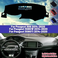 High Quality For Peugeot 308 308SW 308GTI T9 2014 2015 2016 2017 2018 2019 2020 Car Dashboard Cover 