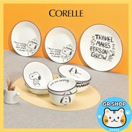 [Corelle] Snoopy&amp;Charlie Edition 2 People 9P Korean Duo Set / Dinnerware Kitchenware Plate Bowl Gift