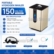 Hydrogen Inhalation Machine 450mL/min H2+O2 Mixed Output PEM Hydrogen Oxygen Inhaler 350mL Tank 3H T