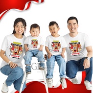 MERAH Independence Day 2025 Women's Tops 80 Years Happy Birthday Cool Material Red and White Adult T