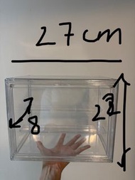 玩具擺設展示架膠箱