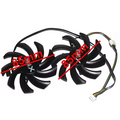 2Pcs/Set,85mm,FD7010H12S,Graphics Card Fan,For Sapphire R9 280 290 270X HD 7790 7850 7870 7950,ZOTAC