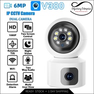 V380 Pro CCTV Camera 1080P 5G Dual Lens Home Surveillance Camera Auto Tracking Security Protection C