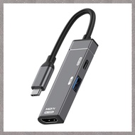 [M G L O] Type-C HUB Docking Station Type-C to HDTV USB-A PD100W HUB Type C to -Compatible Adapter 4