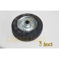 Rubber Only 3" Wheels/ Wheel only/ cart wheels
