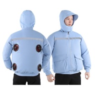 New Style Air Conditioning Clothing Hooded Detachable Fan Clothing Outdoor Fan Labor Protection Clot