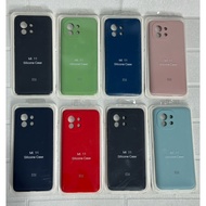Original Premium Soft Case Xiaomi Mi 11 Liquid Silicone Colorful Soft Material Full Cover No Logo Brand High Quality+Protector Camera