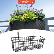 [Amleso1] Plant Pot Rack Stand Hanging Planter Basket Balcony Flower Pot Holder for