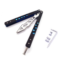 G10 Spaner Ultra-Butterfly Knife Balisong Trainer - Folding Knife Unsharpened - for Practicing Flipp