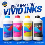 DPS Vivid Sublimation Inks CMYK 1Liter  for Sublimation Printer