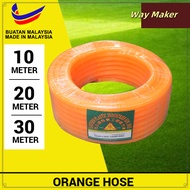 MALAYSIA ORANGE GARDEN HOSE WATER GARDEN HOSE PAIP AIR PAIP GETAH PAIP 10 Metrer /30Meter