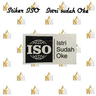 Iso Stickers (Wives Okay) folding bike Stickers Mountain bike roadbike