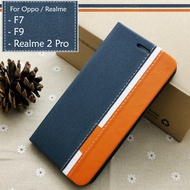 Oppo F7 F9 Realme 2 Pro Boundary Luxury Flip Case Card Slot Bag Cover Stand Pouch Leather Casing