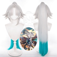 HSR Feixiao Cosplay Wig Honkai Star Rail Long Heat Resistant Synthetic Hair
