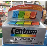 Centrum SILVER 50+  A to Zinc + Beta-Carotene Lutien 90เม็ด