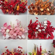 Decorative Road Flower Arrangement On-site Ceremony Fake Flower Traffic Car Floral Floor Drain Flowe