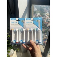 Set Of 4 Electric Toothbrush Heads For Oral B Braun Soft Bristles