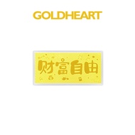 Goldheart 999 Gold Finance 1G Gold Bar