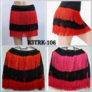 Tassel Skirt Combination V 3T Line Dance Skirt Belly Dance LatinSalsa Costume Flat Model Import R3TR