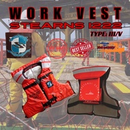 STEARNS I222 WORK VEST - TYPE III/V