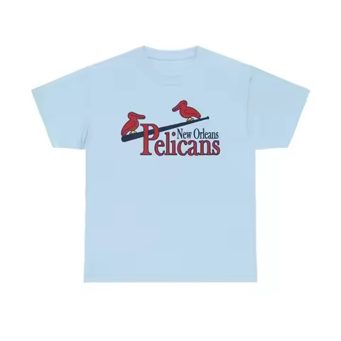 New Orleans Louisiana Pelicans Baseball 1977 T shirt