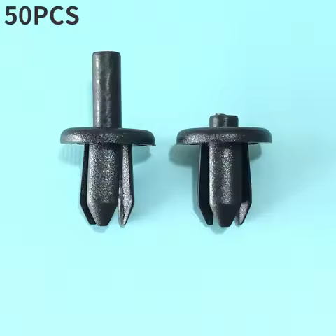 50PCS Car Fender Bumper Rivet Fasteners Sills Shields Covers Trim Interior Panel Fixed Clip For Volv