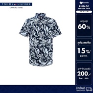 [Special Collection]Tommy Hilfiger เสื้อเชิ๊ต ผู้ชาย รุ่น XM0XM04718 DW5 - สีน้ำเงิน
