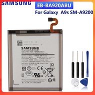 แบตเตอรี่  แท้ Samsung Galaxy A9s SM-A9200 A9200 2018 version A9 3800mAh Battery EB-BA920ABU แบตเตอร