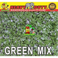 GREEN MIX 💥 FLAKE COLOUR 💥 ( Colour Flake Only ) For Floor Wall Serpihan Berwarna Lantai Tandas Epoxy Flake Coating
