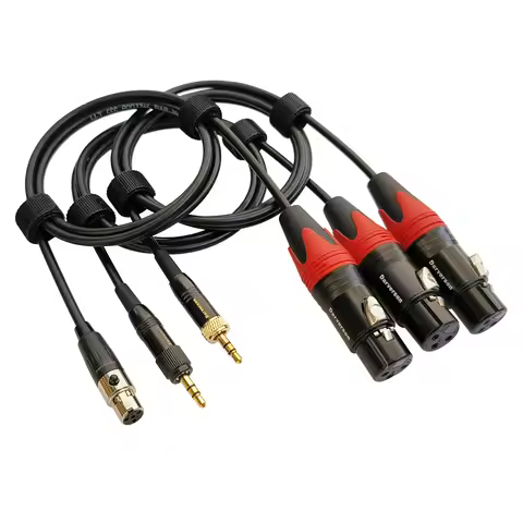 XLR microphone cable for shure akg sennheiser mipro transmitter wireless mic microphone system DI bo