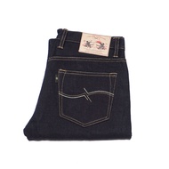 MERAH Izquerda & Co - Heavy Weight Series 18 Oz Pants Denim Selvedge Yellow Red Line - Extra Black D