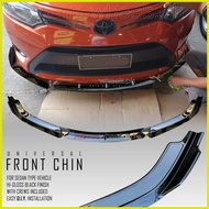 ◰ ✨ ♂ Version 2Universal Glossy Front chin/Front Bumper kits Mirage Hb, G4 , Civic , City , Vios ,