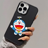Case for iPhone 12 8 7 8plus 6plus 14 15 X XR XS MAX 12Promax 13Promax 15Promax 11 14Promax 13 Cartoon Pattern Metal Photo Frame Shockproof Protective Soft Case