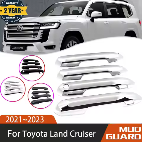Car Anti-scratch Door-Handle-Cover ABS For Toyota Land Cruiser 300 J300 2022 Accessories Lexus LX J3