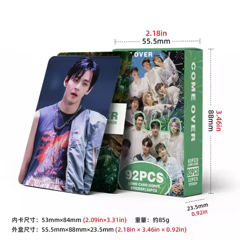 92Pcs K-pop BTS Photocards | Bangtan Boys 13th Anniversary 2026 Festa Merch, HD Collectible Cards, F