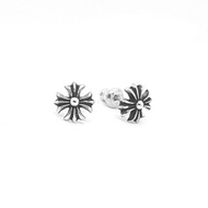 Chrome Hearts Sterling Silver 925 Jewelry Double Cross Large Stud Earring Code:CED007