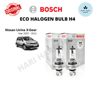 Original BOSCH Eco Halogen H4 Headlight Bulb 12V 60/55W H4 Bulb for Nissan Livina X-Gear (2007-2011)