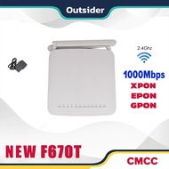 New Dual Band 5G F670T ONT/ONU English Firmware 4GE+2usb 5G WIFI UN Fiber Optic Modem OpenLine 5g wi