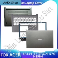 NEW Laptop LCD Back Cover/Palmrest/Bottom Case PC Case For Acer Swift 3 SF314-57 SF314-57G N19H4 Gray AAKK Shop