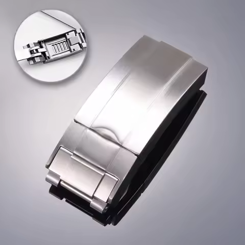 9mm Stainless Steel Buckle Silver Gold for Rolex Buckle Oyster Lock For Daytona Submariner GMT Fine-