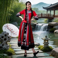 Vietnam Laos Myanmar Cambodia New Ethnic Costume Adult Male Dance Costume Performance Costume