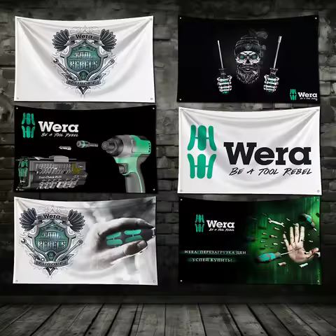 3x5 Ft Flag-Screwdriver tools wera-Polyester Digital Printing Banner for Garage Wall Art Out Door De