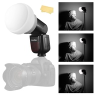 Godox AK-R22 Dome Diffuser, Flash Diffuser Modifier Compatible for Godox V1 Flash Series/AD100Pro Sp