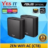 ASUS Mesh Wifi Router ZenWiFi CT8 AC3000 Tri-Band Whole Home Mesh WiFi System Unifi Mesh