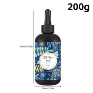 200g Resin Uv Bening / Resin Uv Hard / Lem Uv Resin Hard / Resin Ultraviolet Untuk Craft / Resin UV