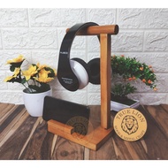 HP GANTUNGAN HEADPHONE STAND WOODENhp WOODEN HEADPHONE HANGER