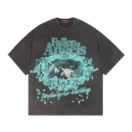 KKONTENER 90s MOVIES ""FALLEN ANGELS" OVERSIZE TSHIRT BLACK WASHING - Official Merchandise