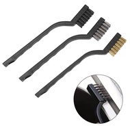 Primo 3pcs Wire Brush Set Cleaning Brush Tool Steel Metal Brass Nylon Cleaning Polishing Rust Metal 